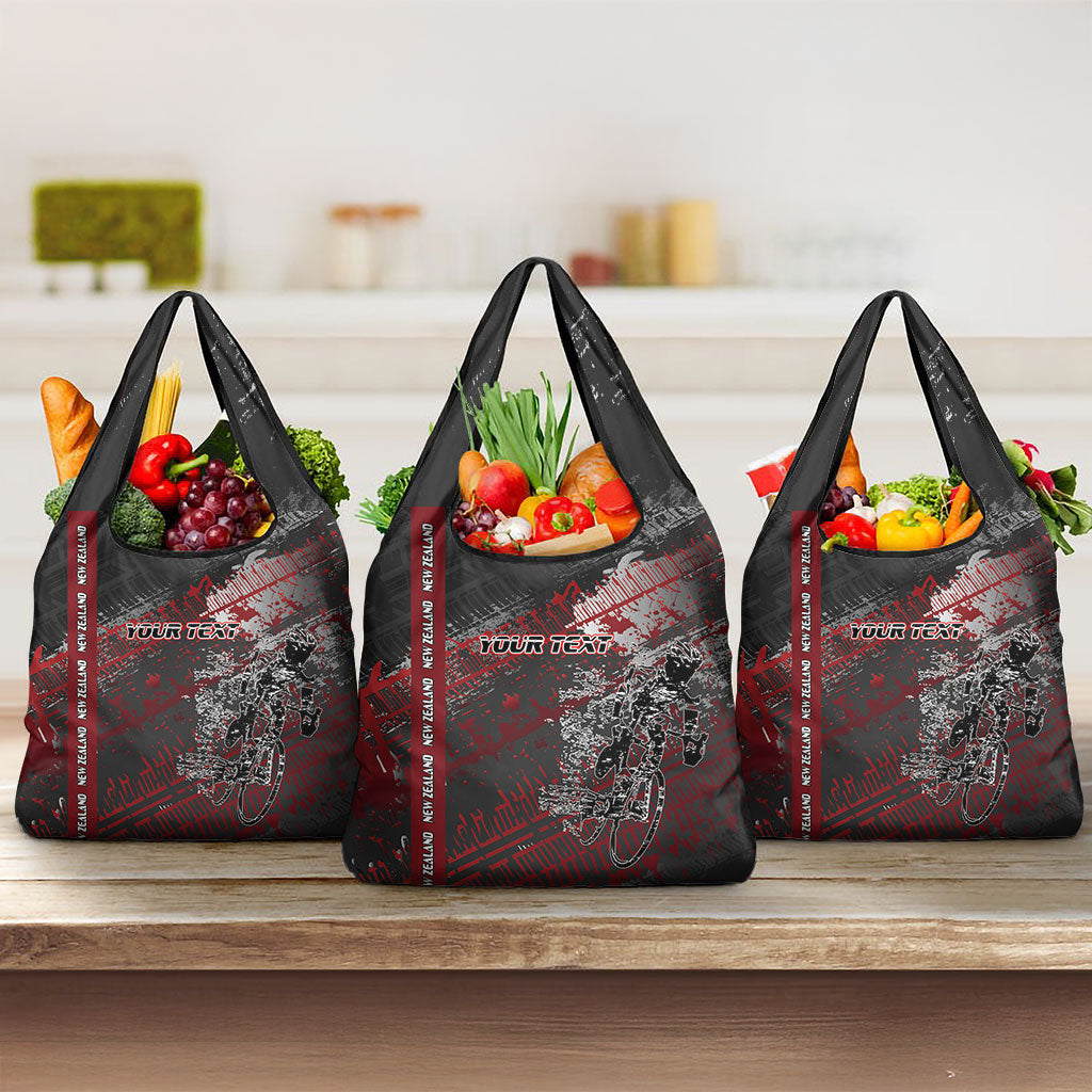 Personalised Cycling New Zealand Grocery Bag Aotearoa Pride Sportswear