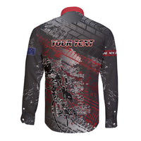 Personalised Cycling New Zealand Long Sleeve Button Shirt Aotearoa Pride Sportswear LT22 - Polynesian Pride