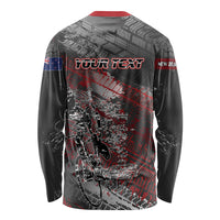 Personalised Cycling New Zealand Long Sleeve Shirt Aotearoa Pride Sportswear