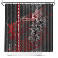 Personalised Cycling New Zealand Shower Curtain Aotearoa Pride Sportswear