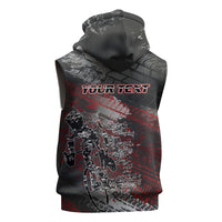 Personalised Cycling New Zealand Sleeveless Zip Hoodie Aotearoa Pride Sportswear