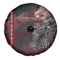 Personalised Cycling New Zealand Spare Tire Cover Aotearoa Pride Sportswear