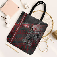 Personalised Cycling New Zealand Tote Bag Aotearoa Pride Sportswear LT22 Black Strap One Size Red - Polynesian Pride