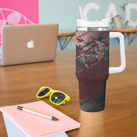 Personalised Cycling New Zealand Tumbler With Handle Aotearoa Pride Sportswear LT22 - Polynesian Pride