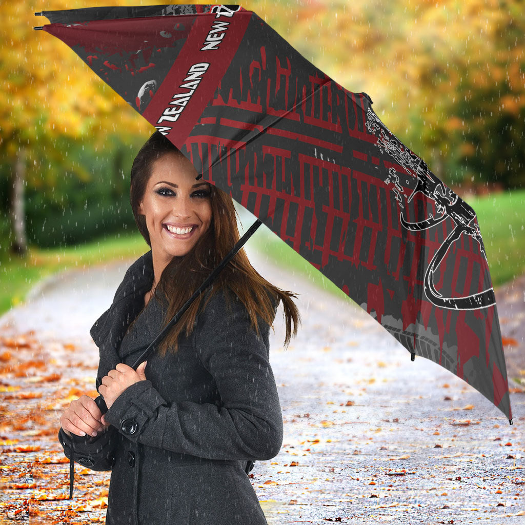 Personalised Cycling New Zealand Umbrella Aotearoa Pride Sportswear LT22 - Polynesian Pride