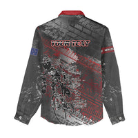 Personalised Cycling New Zealand Women Casual Shirt Aotearoa Pride Sportswear