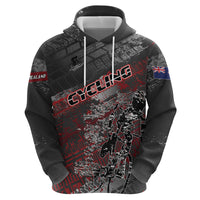 Personalised Cycling New Zealand Zip Hoodie Aotearoa Pride Sportswear