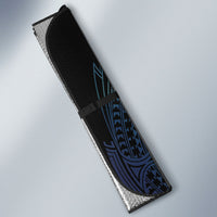 Cook Islands Maori Language Week Auto Sun Shade Tiare Maori Kuki Airani Blue Pattern