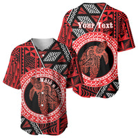 Personalised Tonga Language Week Baseball Jersey Heilala Turtle Malo E Lelei