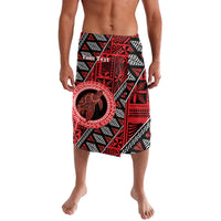 Personalised Tonga Language Week Lavalava Heilala Turtle Malo E Lelei LT22 Red - Polynesian Pride