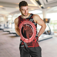 Personalised Tonga Language Week Men Tank Top Heilala Turtle Malo E Lelei
