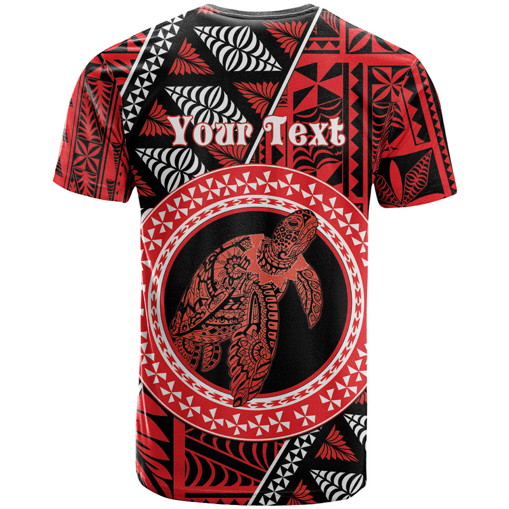 Personalised Tonga Language Week T Shirt Heilala Turtle Malo E Lelei