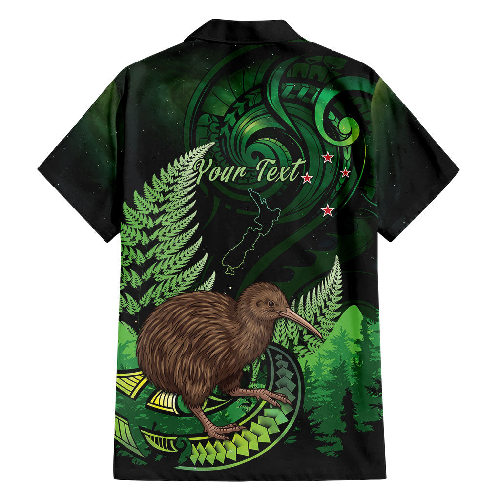 Kiwi New Zealand Personalised Family Matching Tank Maxi Dress and Hawaiian Shirt Aotearoa Map Silver Fern Koru Pattern LT22 - Polynesian Pride