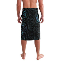 New Zealand Huia Bird Lavalava Paua Shell Maori Pattern