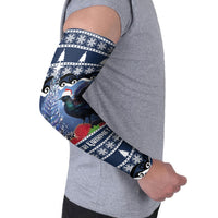 New Zealand Tui Bird Christmas Arm Sleeves Pohutukawa Xmas Tree Meri Kirihimete