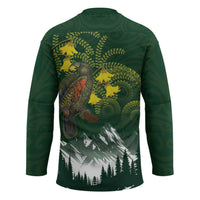 Kea Bird Kowhai New Zealand Hockey Jersey Mountain Landscape Maori Art LT22 - Polynesian Pride