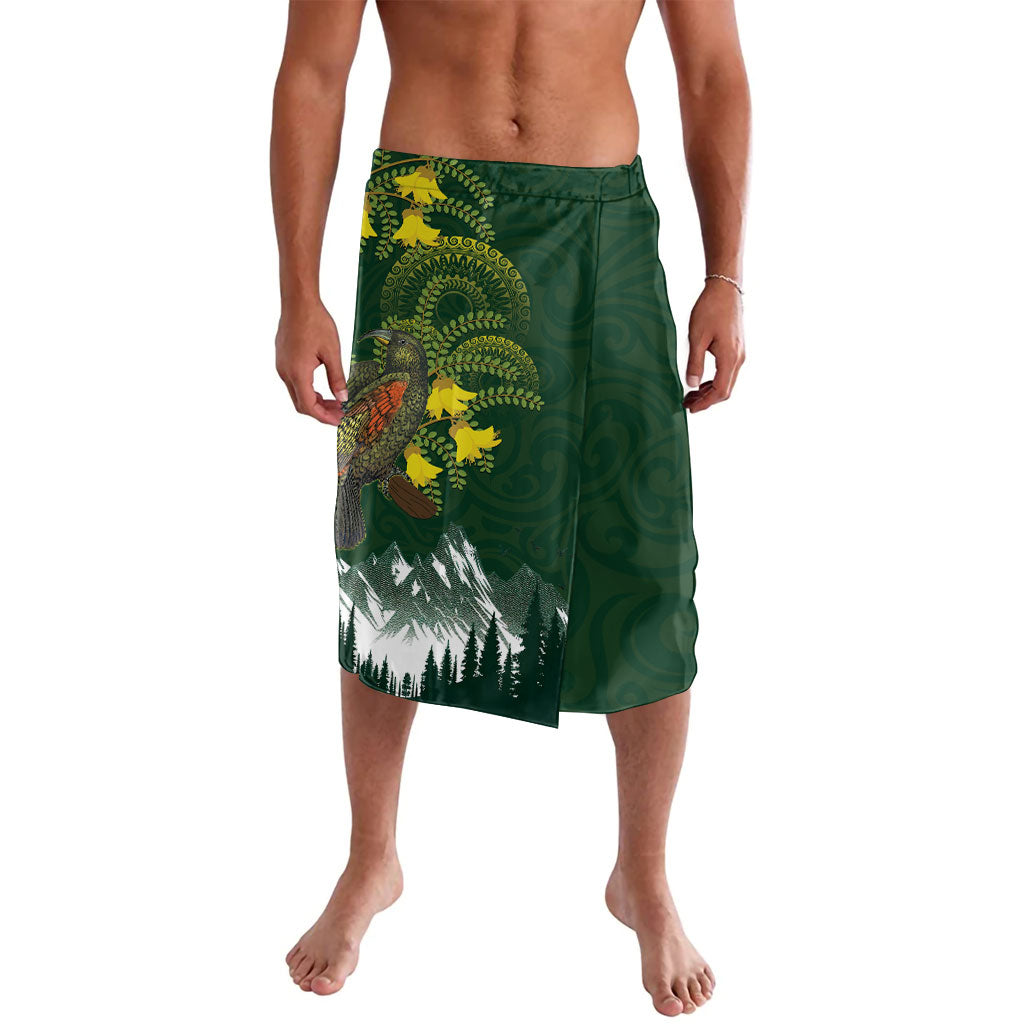 Kea Bird Kowhai New Zealand Lavalava Mountain Landscape Maori Art