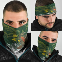 Kea Bird Kowhai New Zealand Neck Gaiter Mountain Landscape Maori Art