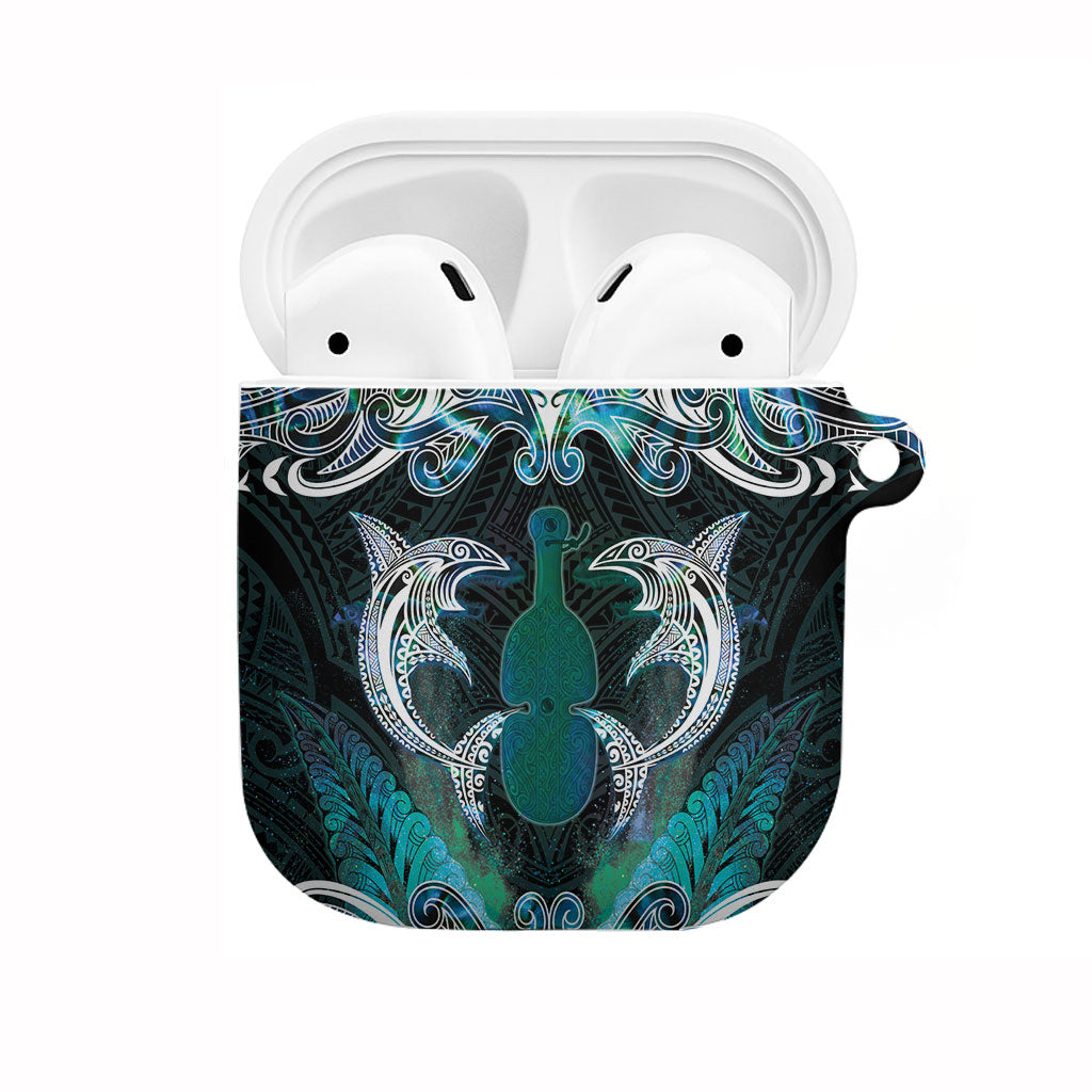 New Zealand Kotiate Weapon AirPods Case Aotearoa Mango Paua Shell Maori Pattern