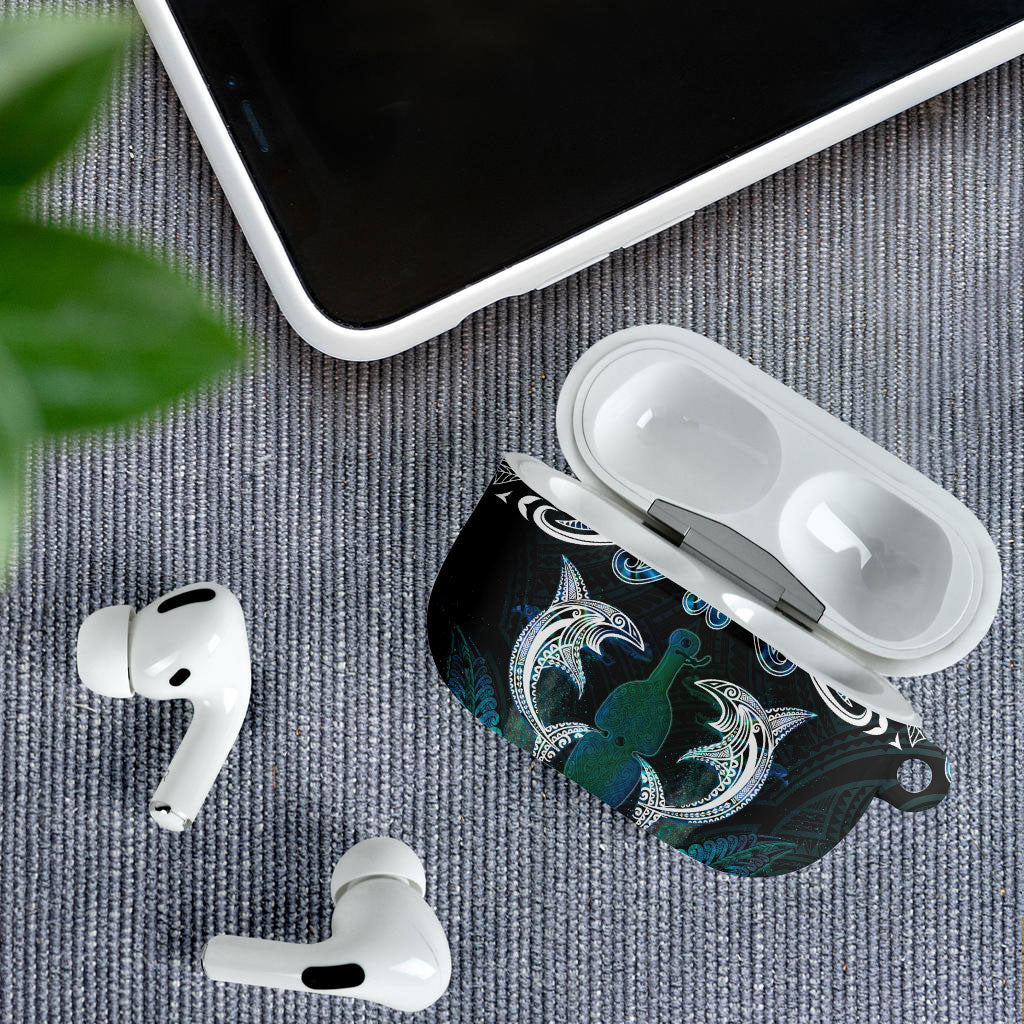 New Zealand Kotiate Weapon AirPods Case Aotearoa Mango Paua Shell Maori Pattern