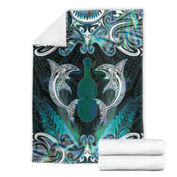 New Zealand Kotiate Weapon Blanket Aotearoa Mango Paua Shell Maori Pattern