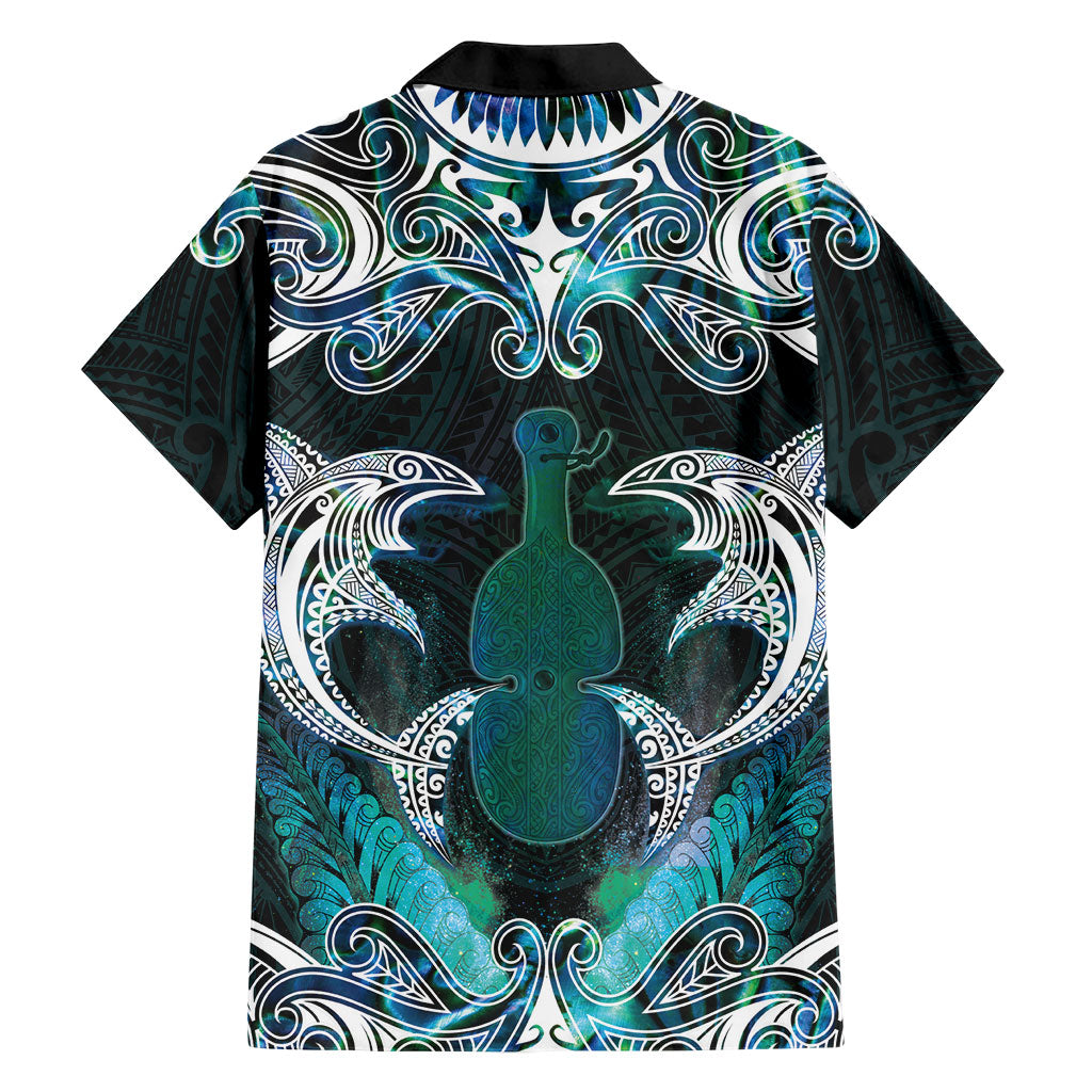 New Zealand Kotiate Weapon Family Matching Puletasi and Hawaiian Shirt Aotearoa Mango Paua Shell Maori Pattern