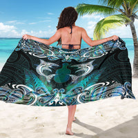 New Zealand Kotiate Weapon Sarong Aotearoa Mango Paua Shell Maori Pattern