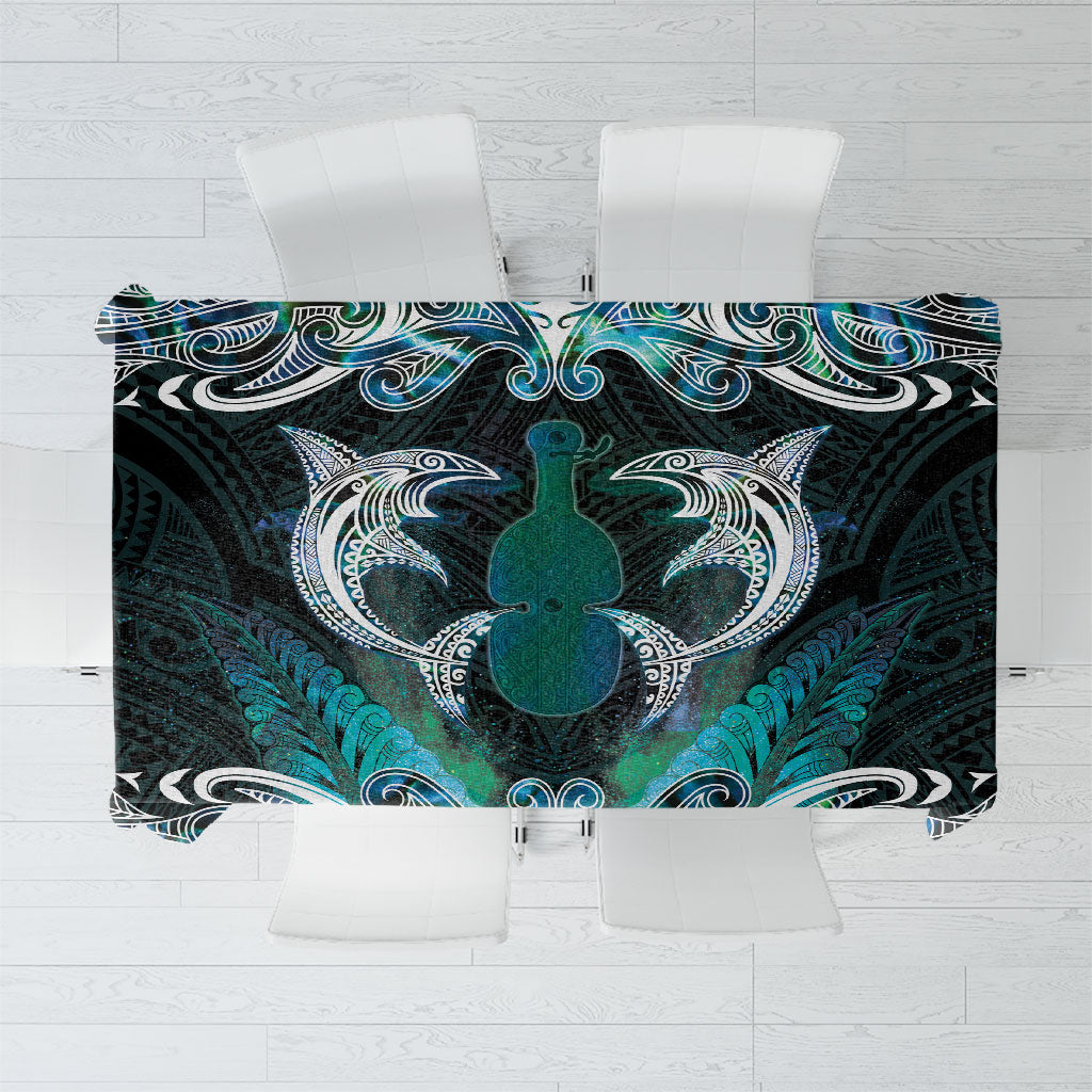 New Zealand Kotiate Weapon Tablecloth Aotearoa Mango Paua Shell Maori Pattern