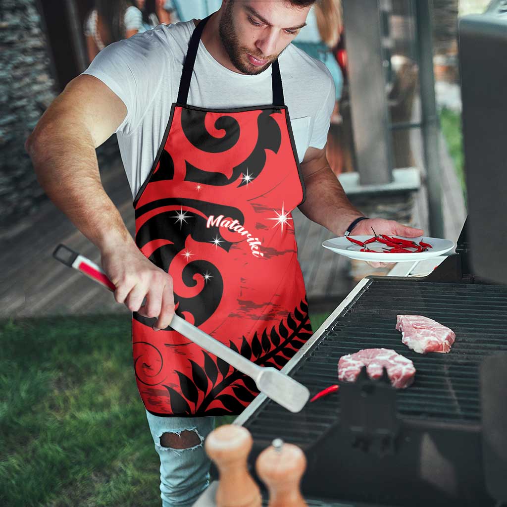 New Zealand Matariki Apron Maori New Year Koru Pattern