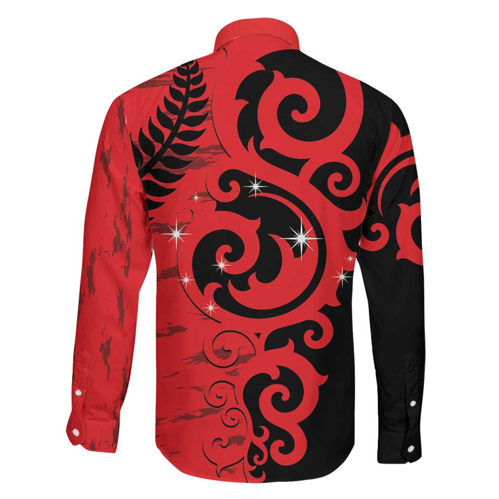 New Zealand Matariki Family Matching Off Shoulder Maxi Dress and Hawaiian Shirt Maori New Year Koru Pattern