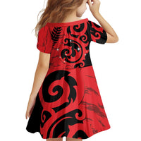 New Zealand Matariki Family Matching Puletasi and Hawaiian Shirt Maori New Year Koru Pattern