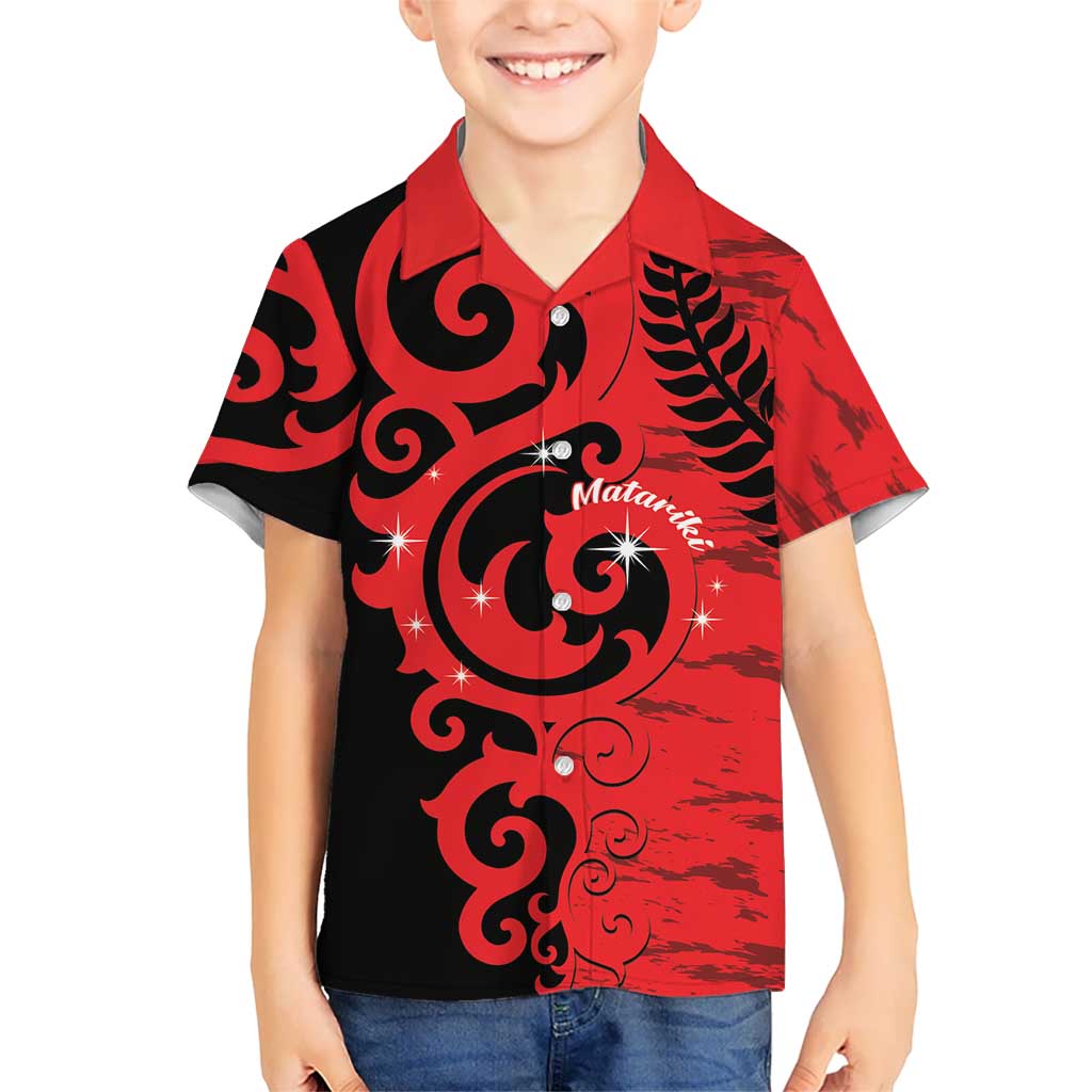 New Zealand Matariki Hawaiian Shirt Maori New Year Koru Pattern LT22 - Polynesian Pride