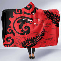 New Zealand Matariki Hooded Blanket Maori New Year Koru Pattern