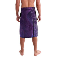 New Zealand Matariki Lavalava Maori Manaia Galaxy Silver Fern Purple Color