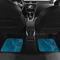 New Zealand Matariki Car Mats Maori Manaia Galaxy Silver Fern Blue Color