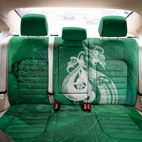 New Zealand Matariki Back Car Seat Cover Maori Manaia Galaxy Silver Fern Green Color