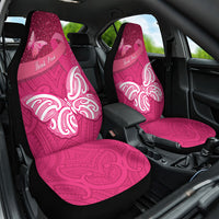 New Zealand Breast Cancer Awareness Car Seat Cover Pink Ribbon Butterfly Maori Pattern
