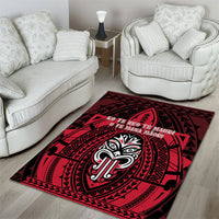 New Zealand Maori Language Week Area Rug Te Wiki O Te Reo Maori Hei Tiki LT22 - Polynesian Pride