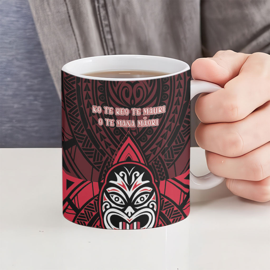 New Zealand Maori Language Week Ceramic Mug Te Wiki O Te Reo Maori Hei Tiki LT22 - Polynesian Pride