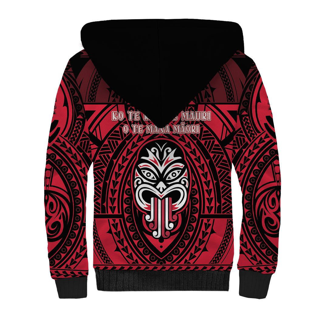 New Zealand Maori Language Week Sherpa Hoodie Te Wiki O Te Reo Maori Hei Tiki LT22 - Polynesian Pride