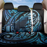 New Zealand Matariki Back Car Seat Cover Maori Humpback Whale Galaxy LT22 One Size Blue - Polynesian Pride