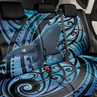 New Zealand Matariki Back Car Seat Cover Maori Humpback Whale Galaxy LT22 - Polynesian Pride