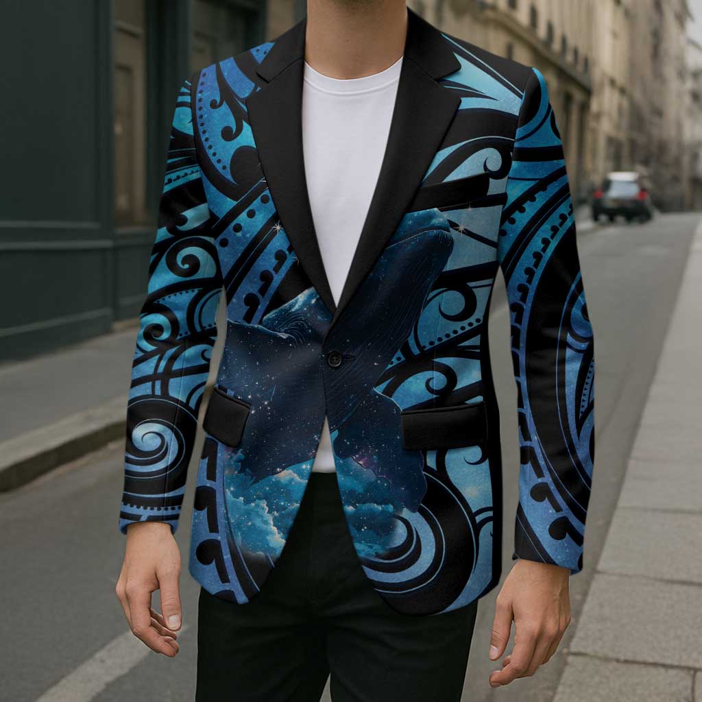 New Zealand Matariki Blazer Maori Humpback Whale Galaxy