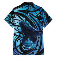 New Zealand Matariki Family Matching Mermaid Dress and Hawaiian Shirt Maori Humpback Whale Galaxy LT22 - Polynesian Pride