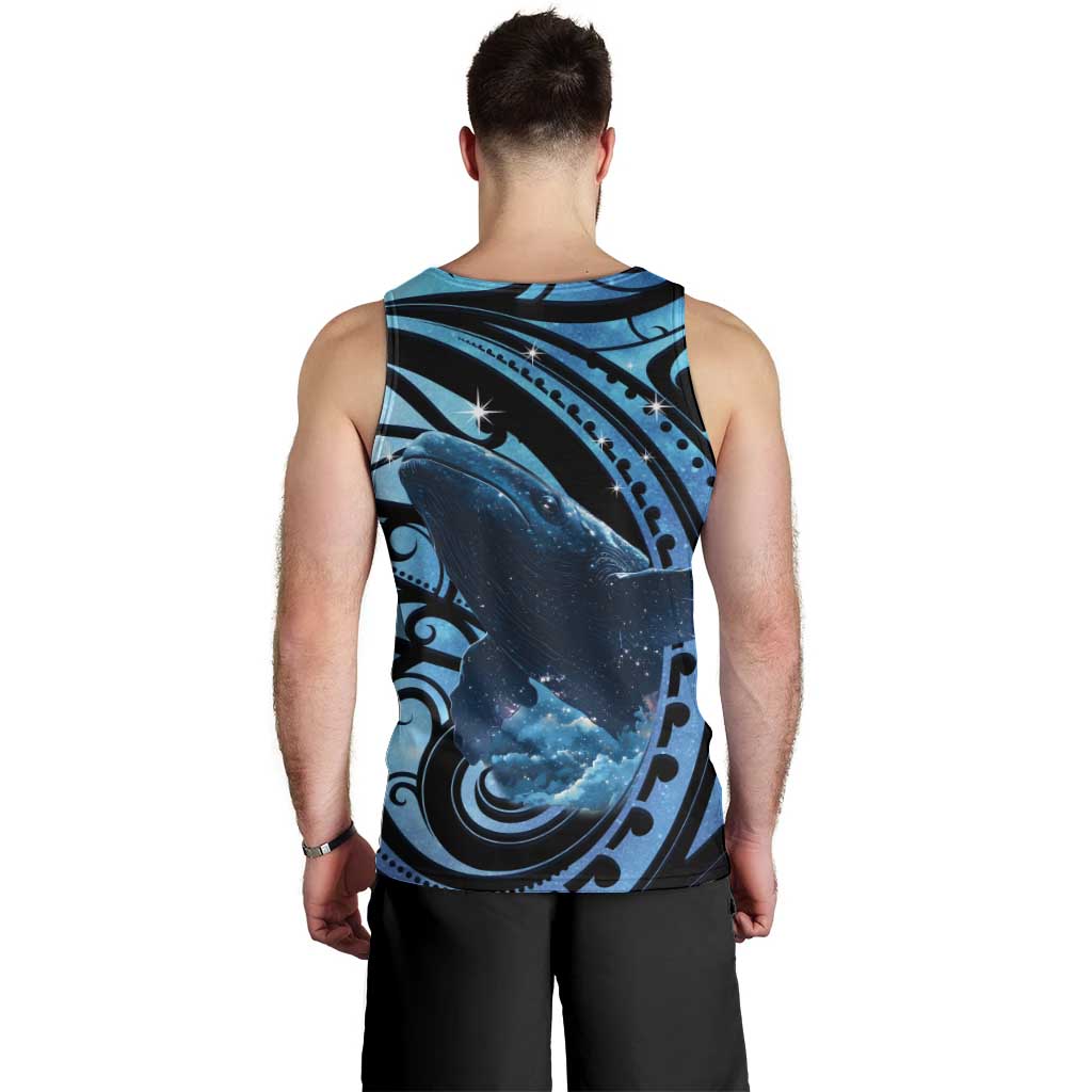 New Zealand Matariki Men Tank Top Maori Humpback Whale Galaxy LT22 - Polynesian Pride