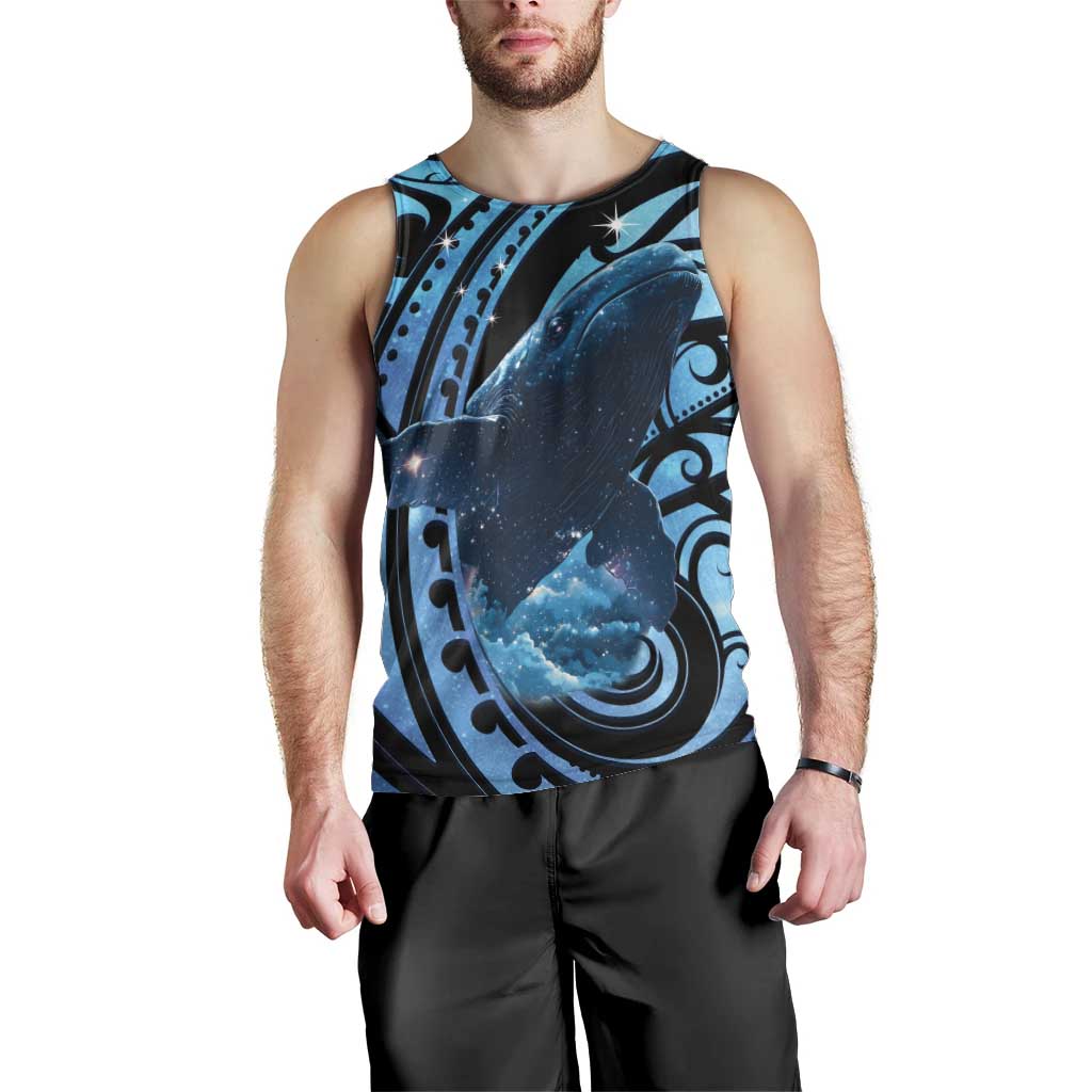 New Zealand Matariki Men Tank Top Maori Humpback Whale Galaxy LT22 - Polynesian Pride