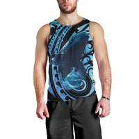 New Zealand Matariki Men Tank Top Maori Humpback Whale Galaxy LT22 - Polynesian Pride
