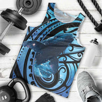 New Zealand Matariki Men Tank Top Maori Humpback Whale Galaxy LT22 - Polynesian Pride