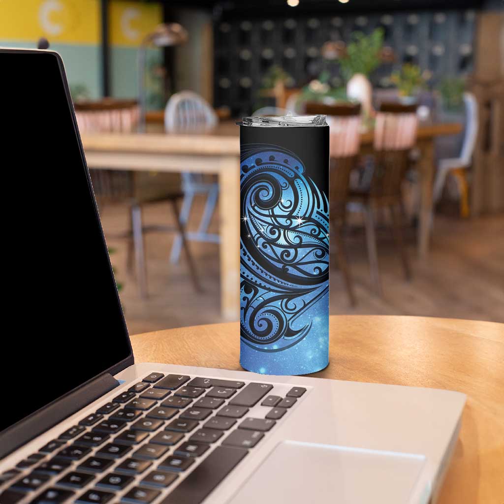 New Zealand Matariki Skinny Tumbler Maori Humpback Whale Galaxy
