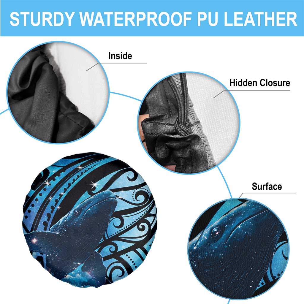 New Zealand Matariki Spare Tire Cover Maori Humpback Whale Galaxy